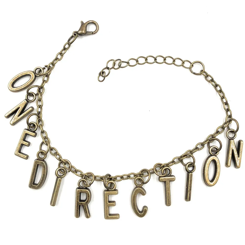 One Direction Letter Charm Bracelet ~ The Charming Boys Now in Your Hands