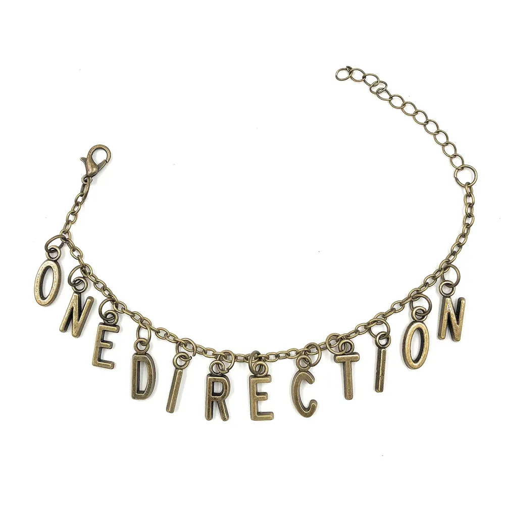 One Direction Letter Charm Bracelet ~ The Charming Boys Now in Your Hands