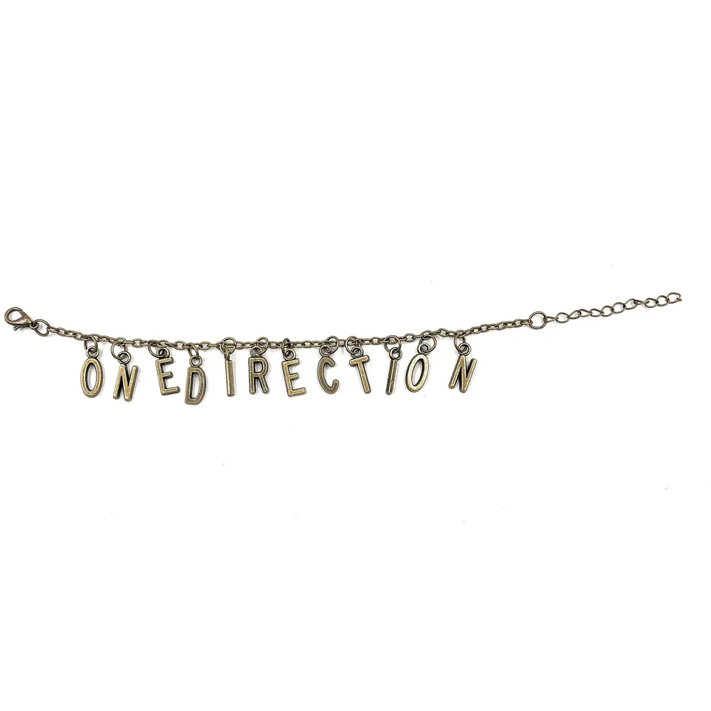 One Direction Letter Charm Bracelet ~ The Charming Boys Now in Your Hands