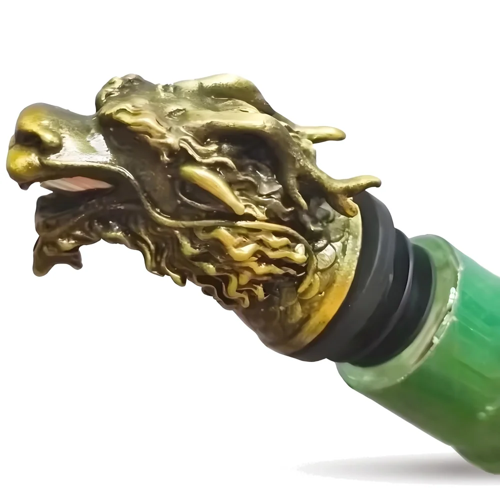 Dragon Head Liquor Bottle Pourer Liquor Pour Spout 1Pc Deer Head Bottle Tipping Nozzle Silicone Stoppers for Bars Homes Party Whiskey Wine Spirits
