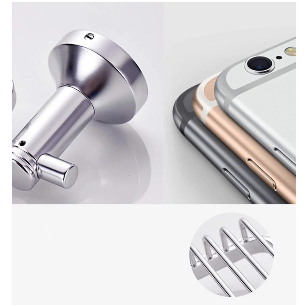 Aluminium Soap Dish Wall Hung Concealed Screws Rust Free Square