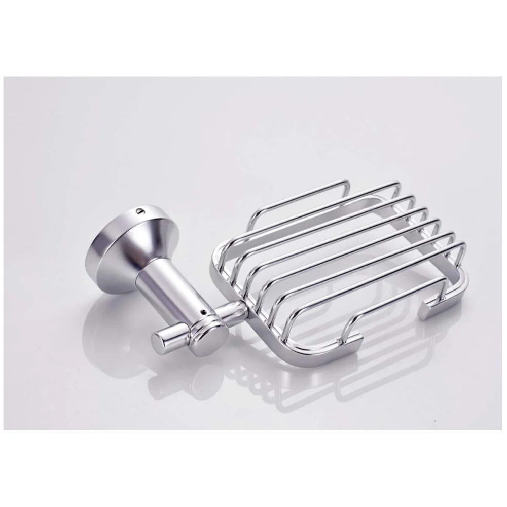 Aluminium Soap Dish Wall Hung Concealed Screws Rust Free Square
