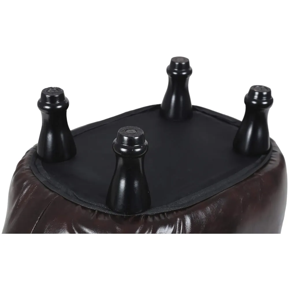 Upholstered Horse Ride-On Ottoman Footrest Stool with Vivid Adorable Animal Shape Padded Seat. (Kids and Adults, Horse)