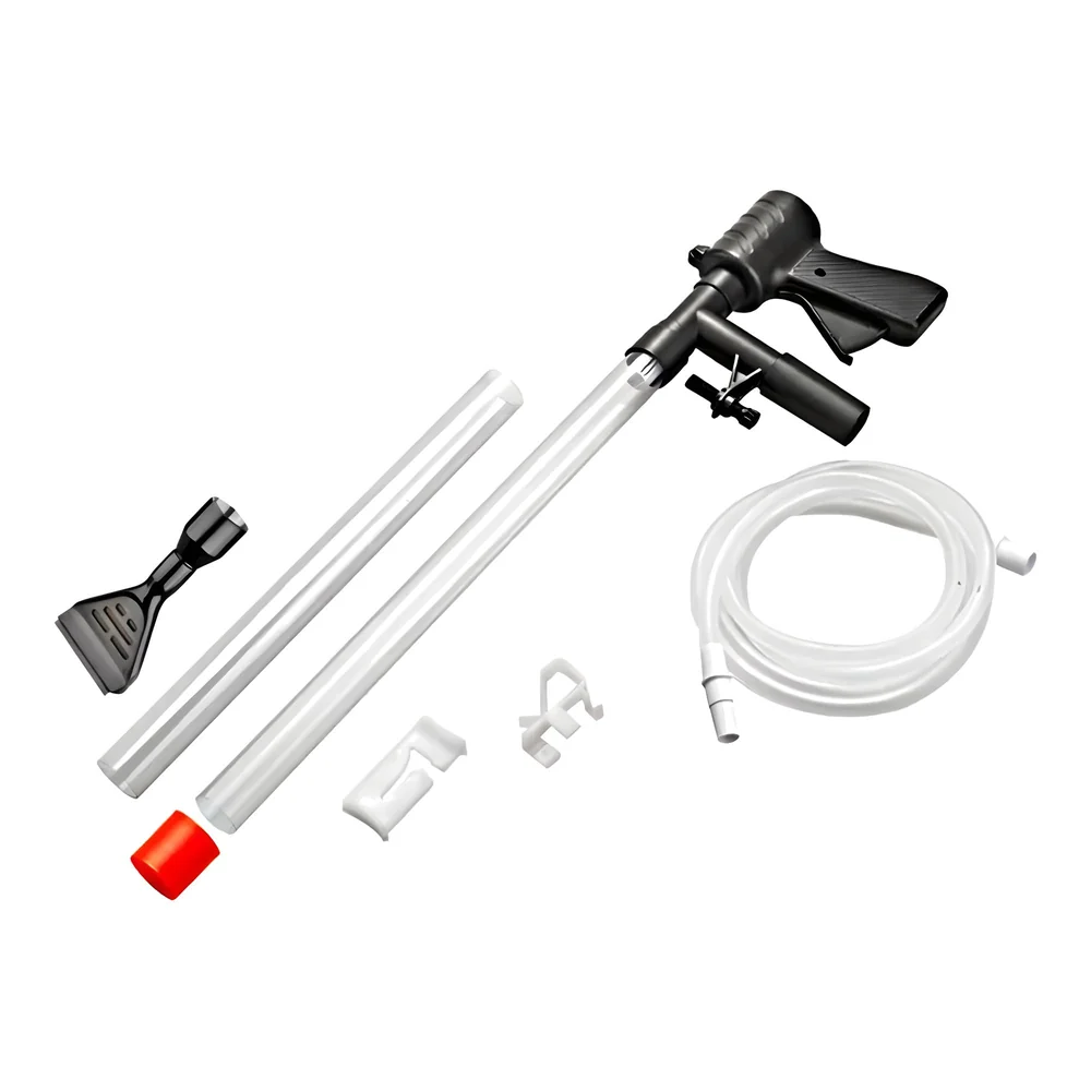 Aquarium Cleaner Fish Tank Siphon Pipe for Aquarium with Vacuum Gravel Removal System for Cleaning the Bottom of Fish Tanks and Aquariums.