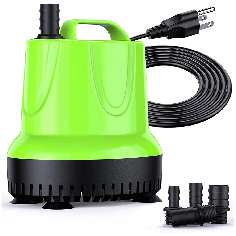 FREESEA 660GPH 40W Submersible Pump with Bottom Suction Strainer for Aquarium, Small Pool, Statuary, Pond, Hydroponics