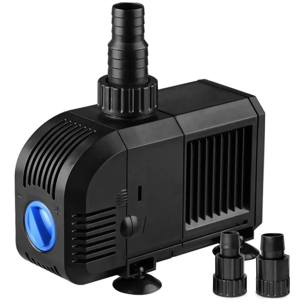 FREESEA 8W 160 GPH Small Submersible Pump for Aquarium Fish Tank, Pond Fountain, Hydroponic, aquapon