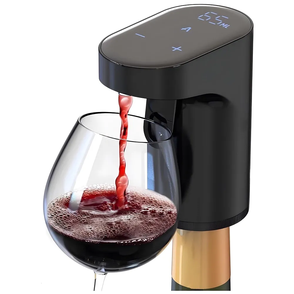 Electric Liquor Dispenser Wine Aerator 1 to 999 ml Auto Stop Bar