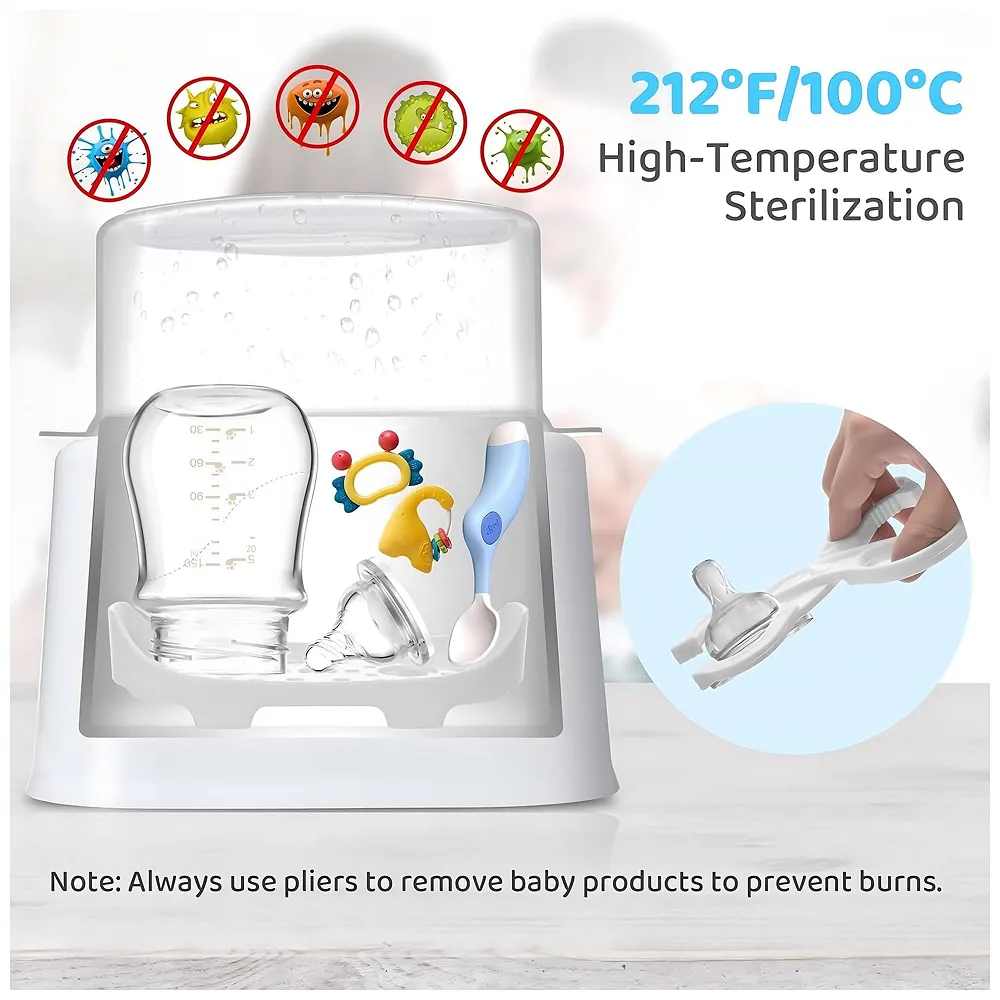 6 in 1 Baby Bottle Warmer and Sterilizer LCD Large Capacity Set