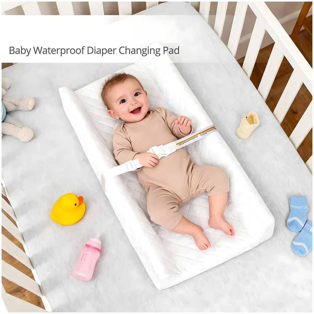 Diaper Changing Mat for Baby Contoured Pad Waterproof 81 x 41 cm