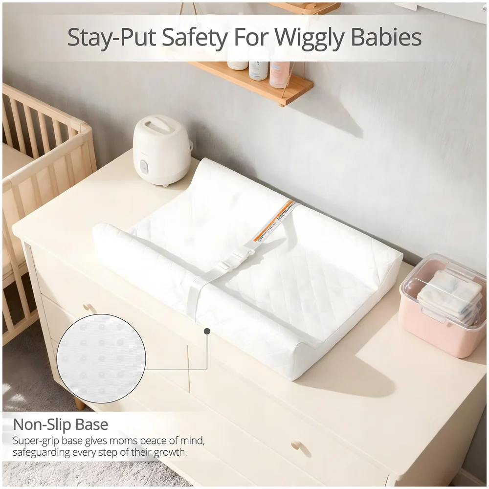 Diaper Changing Mat for Baby Contoured Pad Waterproof 81 x 41 cm