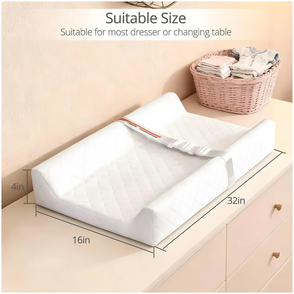 Diaper Changing Mat for Baby Contoured Pad Waterproof 81 x 41 cm