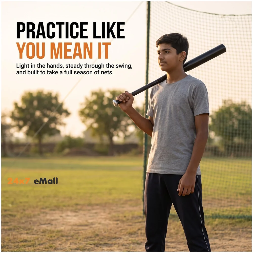 Alloy Steel Baseball Bat 34 Inch 500 Grams Anti Slip Rubber Grip