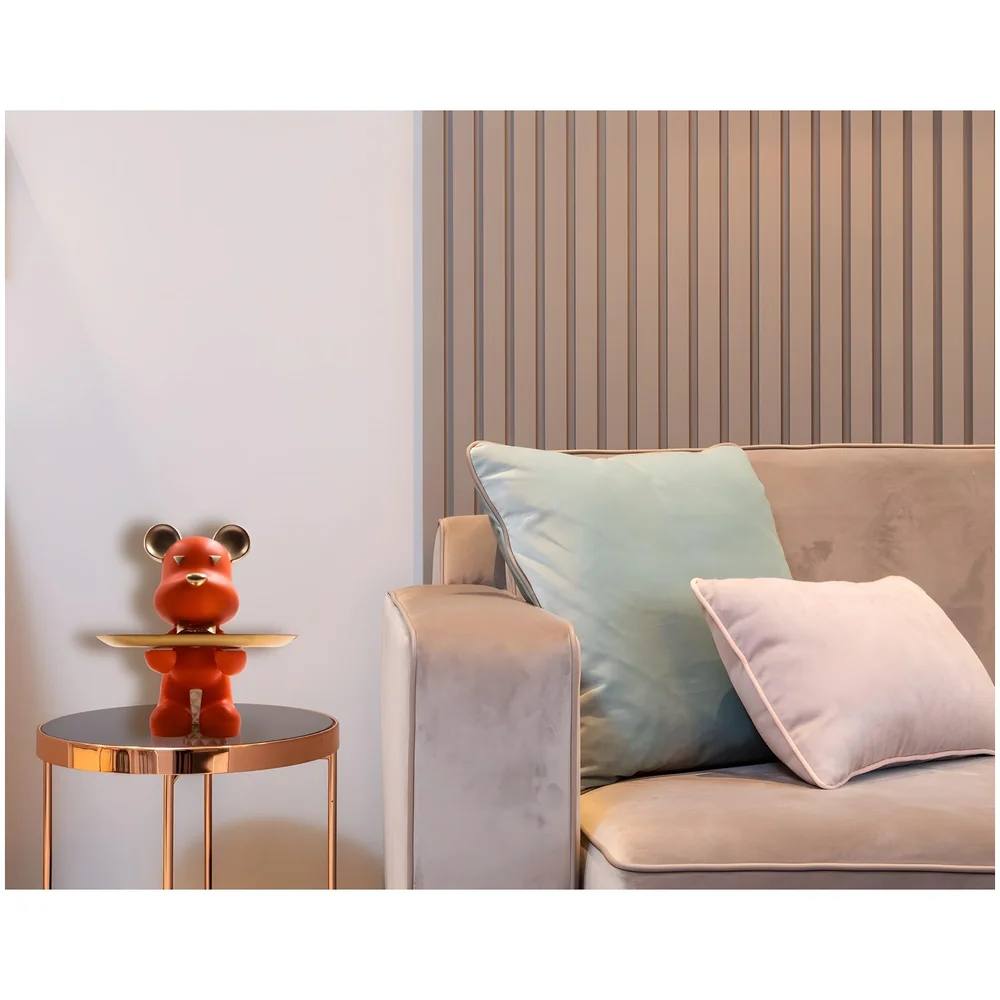 Bear Brick Resin Key Holder Steel Plate 9 inch Orange Standing