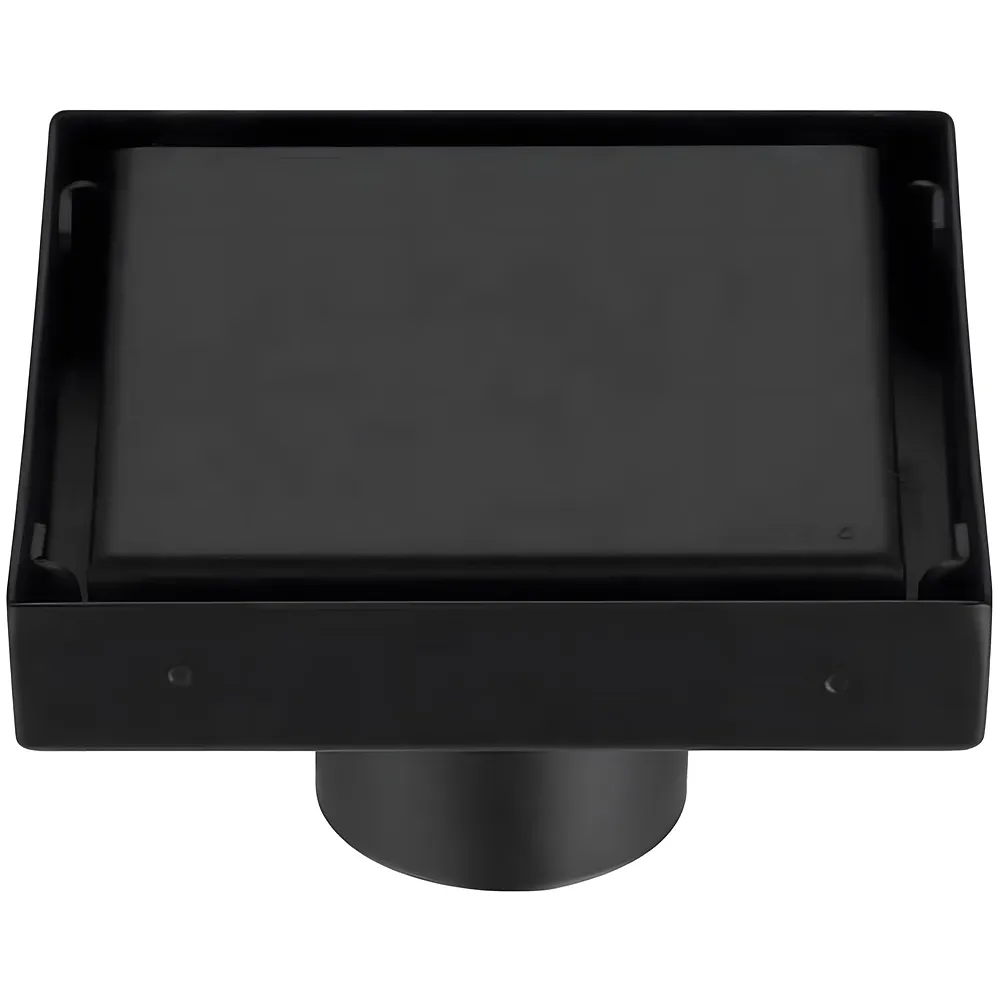 Black Bathroom Drain Jali Anti Cockroach Trap Tile Insert 6 Inch