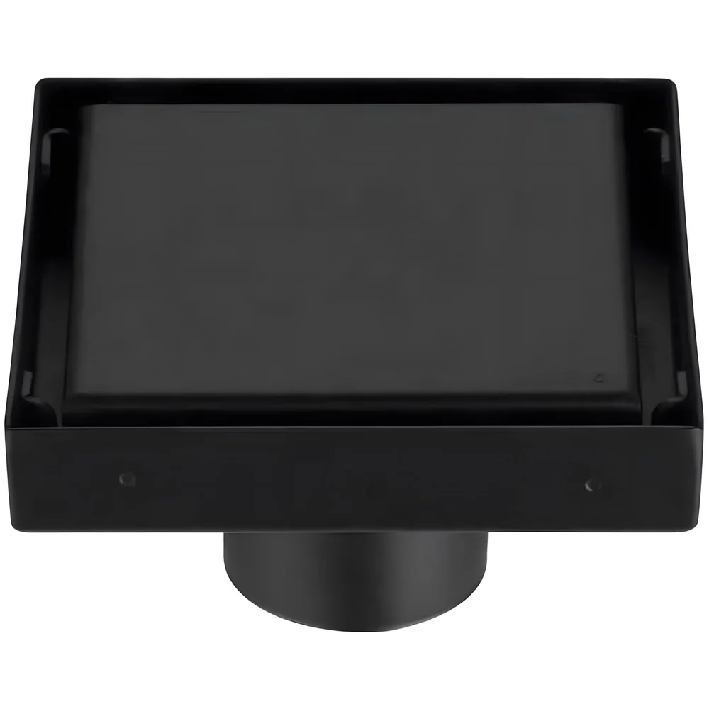 Black Bathroom Drain Jali Anti Cockroach Trap Tile Insert 6 Inch