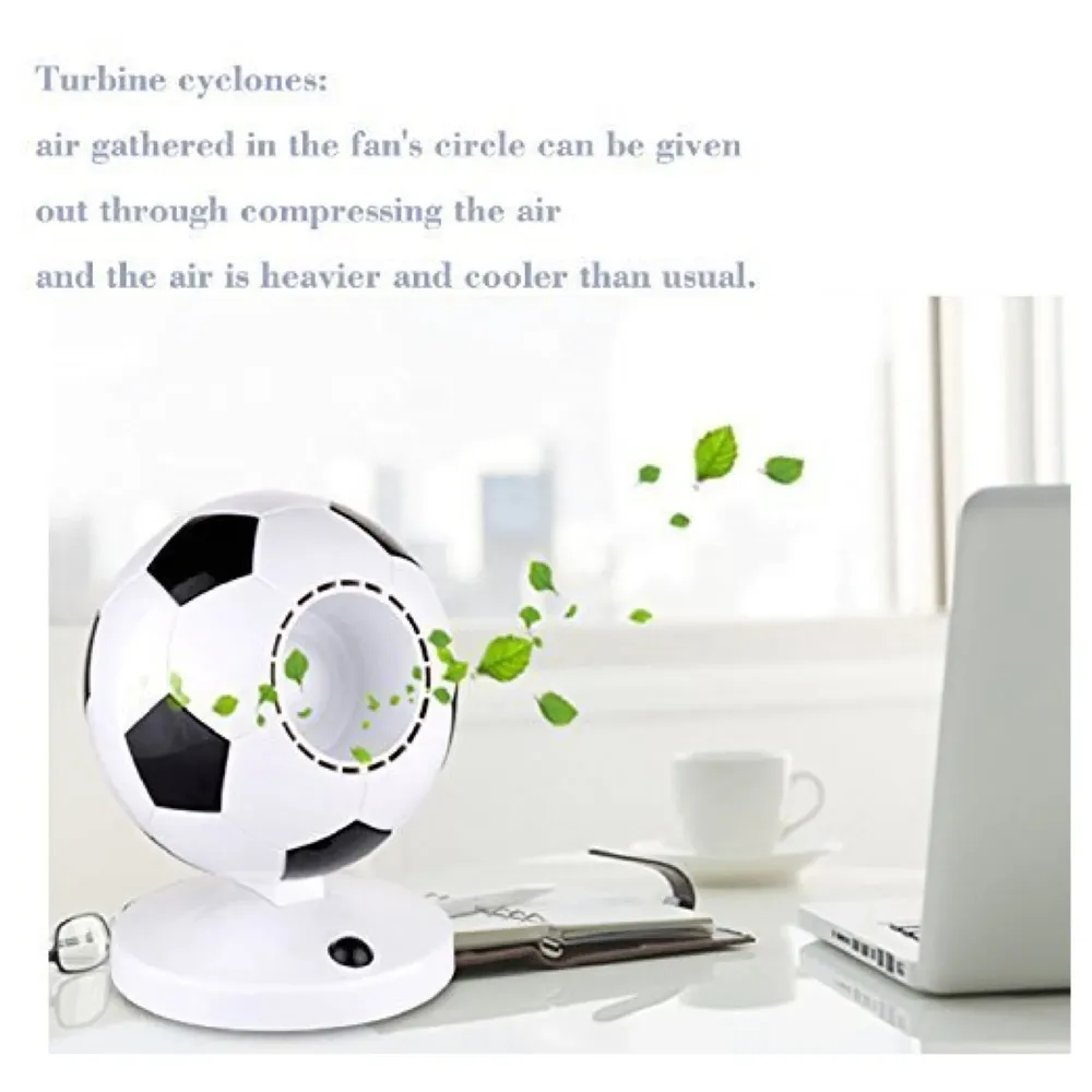 Bladeless Fan, Desktop Personal Fan, Safe harmless, Quiet, Low Noise for baby and kids