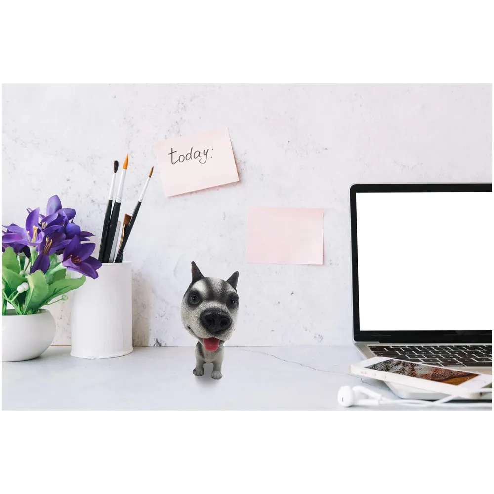 Dog Bobblehead Resin for Cars ~ Desks ~ Study ~ Office ~ Dashboard Decors Size - 4 INCHES (Siberian Husky)