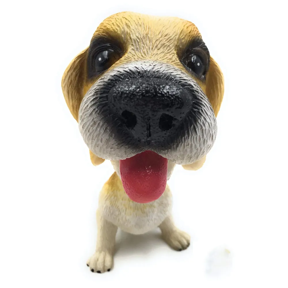 Dog Bobblehead Resin for Cars ~ Desks ~ Study ~ Office ~ Dashboard Decors Size - 4 INCHES (Beagle)
