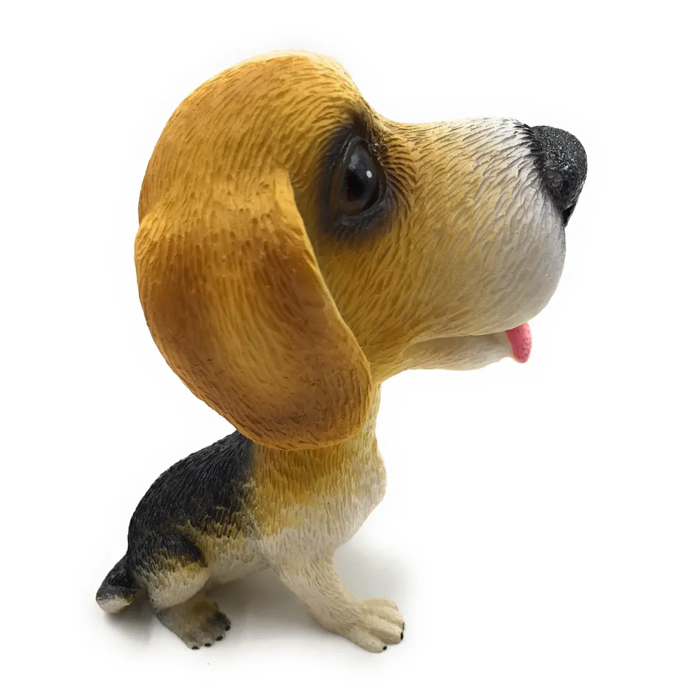 Dog Bobblehead Resin for Cars ~ Desks ~ Study ~ Office ~ Dashboard Decors Size - 4 INCHES (Beagle)