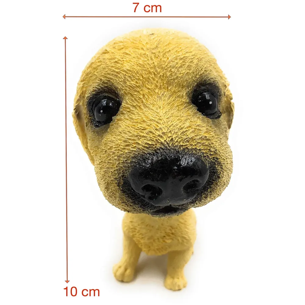 Dog Golden Retriever Bobblehead Resin for Cars ~ Desks ~ Study ~ Office ~ Dashboard Decors (Golden Retriever)