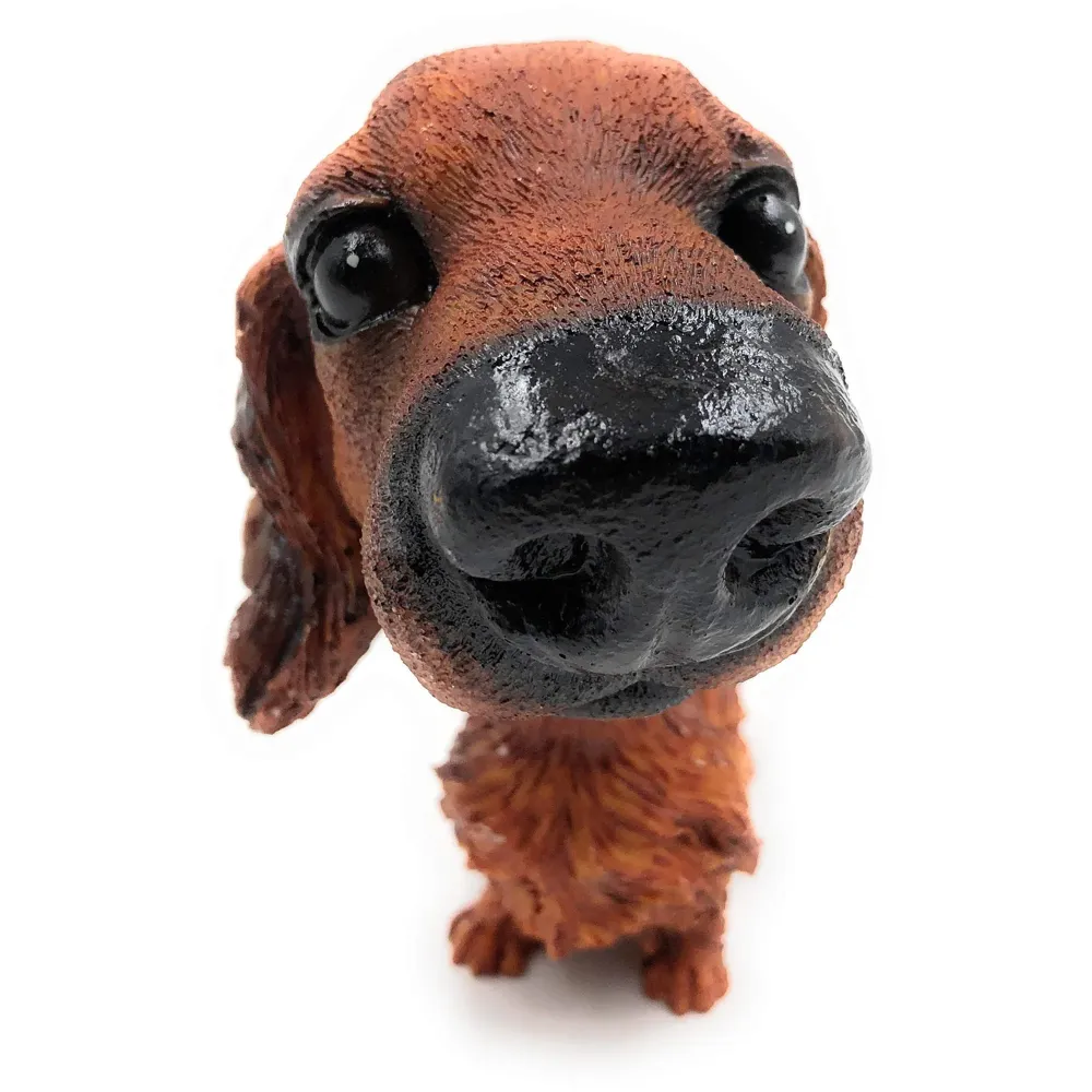 Dog Bobblehead Resin for Cars ~ Desks ~ Study ~ Office ~ Dashboard Decors (Dachshund)