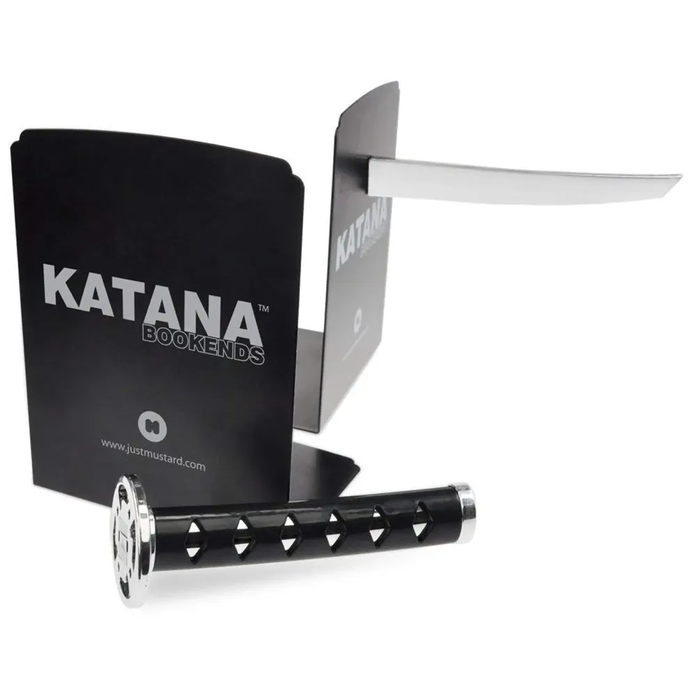 Japanese Style Samurai Sword Ninja Katana Sword Design Magnetic Decorative Bookends