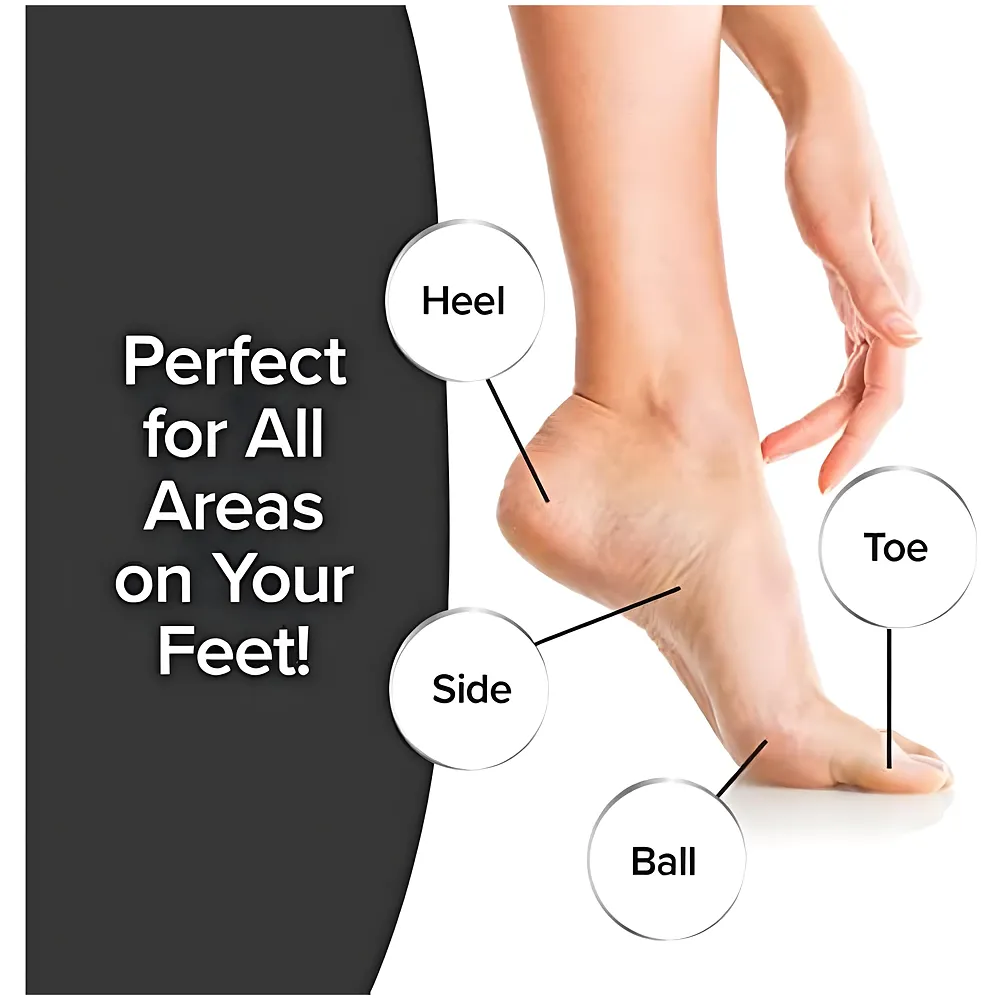 Electric Callus Remover Foot File Built in Vacuum 2 Speeds LED