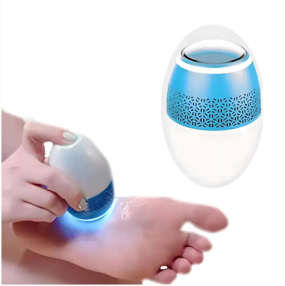 Electric Callus Remover Foot File Built in Vacuum 2 Speeds LED