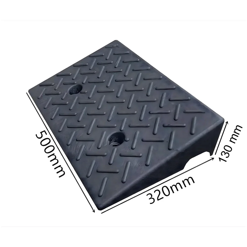 Heavy Duty Curb Ramp Anti Slip for Cars Bikes 50 x 32 x 13 cm
