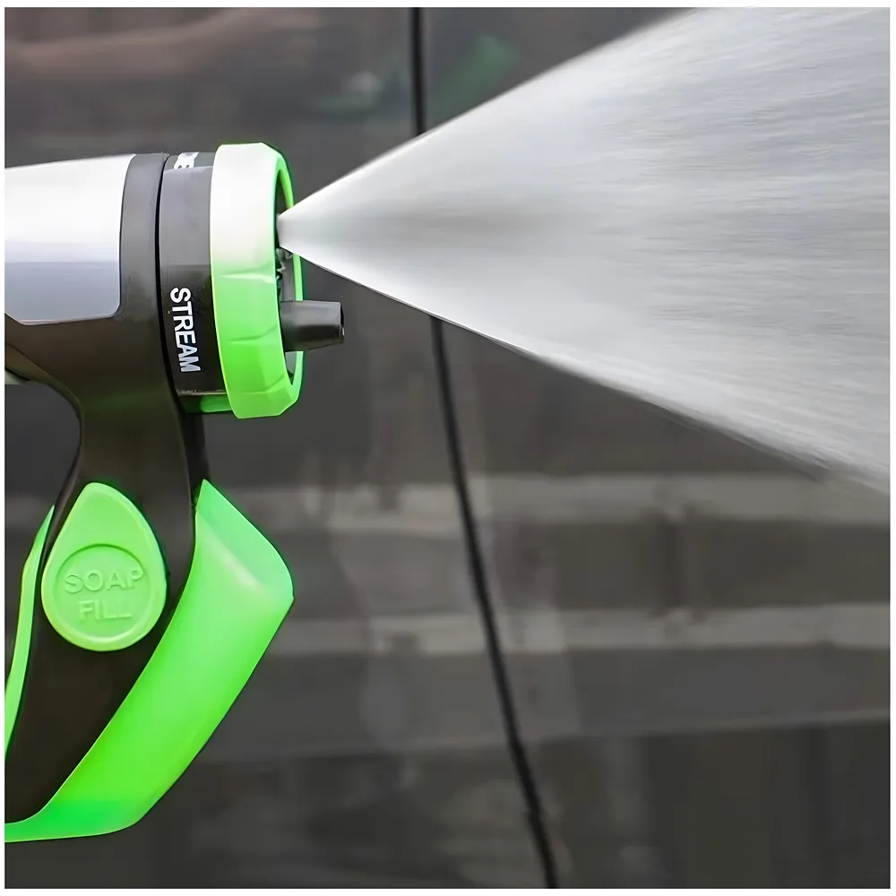 4 in 1 Car Bike Foam Wash Spray Gun Nozzle 4 Watering Modes Head