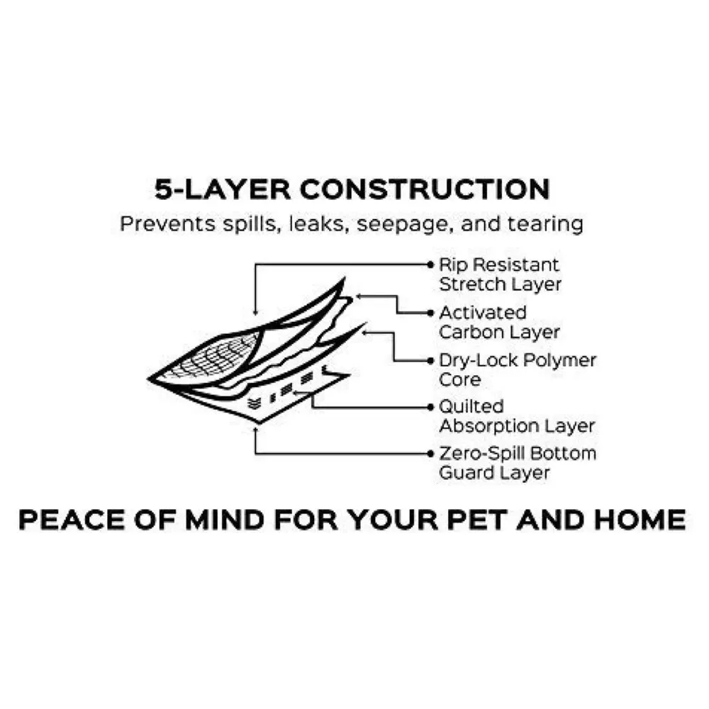 Puppy Carbon Activated Training Pad ~ Pee Pads Ideal for and Potty Training Odour Less (Carbon 60 x 60 Cms, 20)