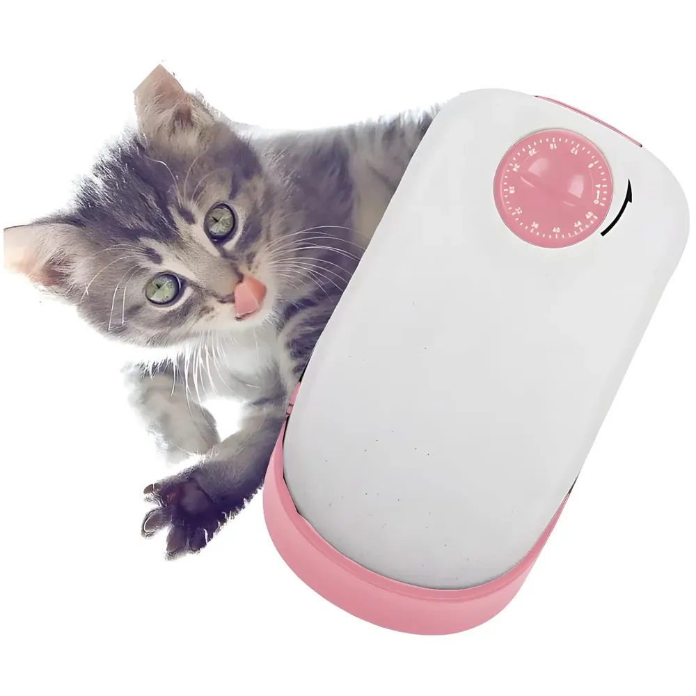 Automatic Pet Feeder for Cats and Dogs, 2 in 1 Upgraded Timed Dry Pet Food Feeder with Display, 48 Hours Retain Freshness for Semi Wet Food, Healthier Meal for All Home Pets.