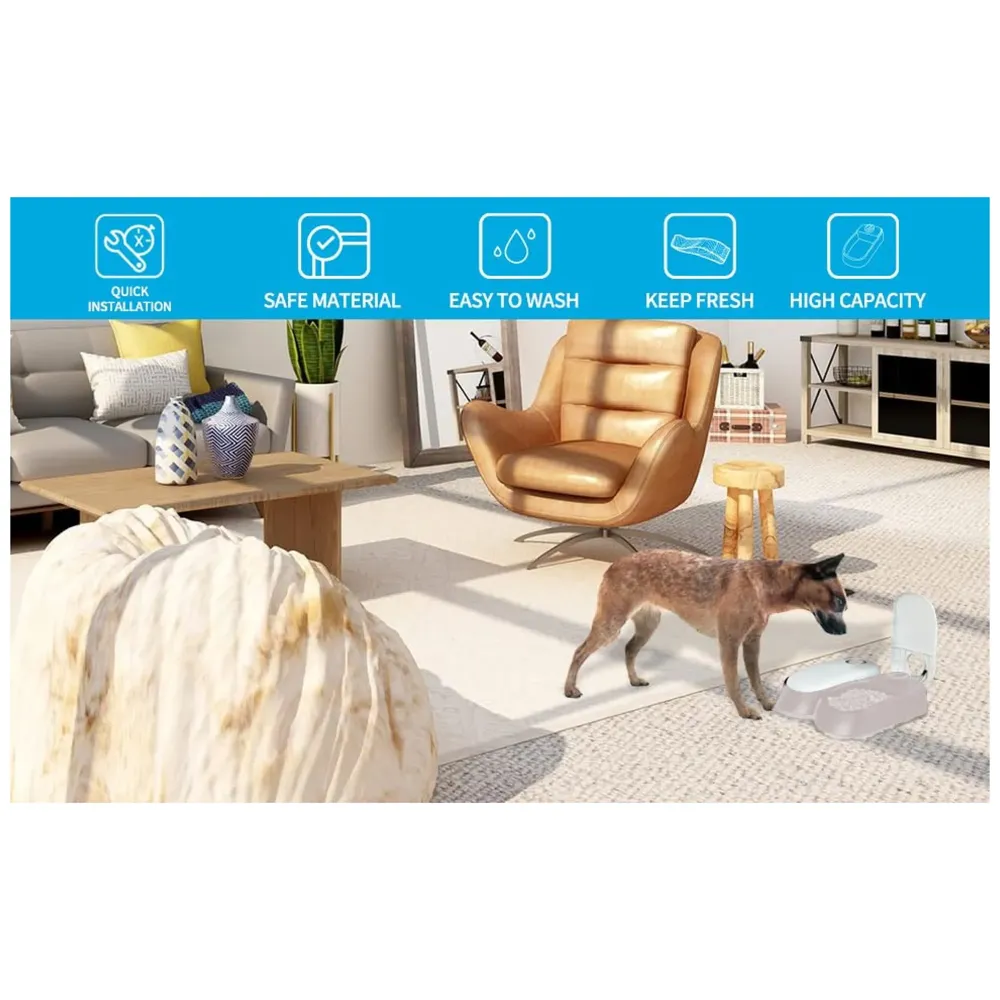 Automatic Pet Feeder for Cats and Dogs, 2 in 1 Upgraded Timed Dry Pet Food Feeder with Display, 48 Hours Retain Freshness for Semi Wet Food, Healthier Meal for All Home Pets.