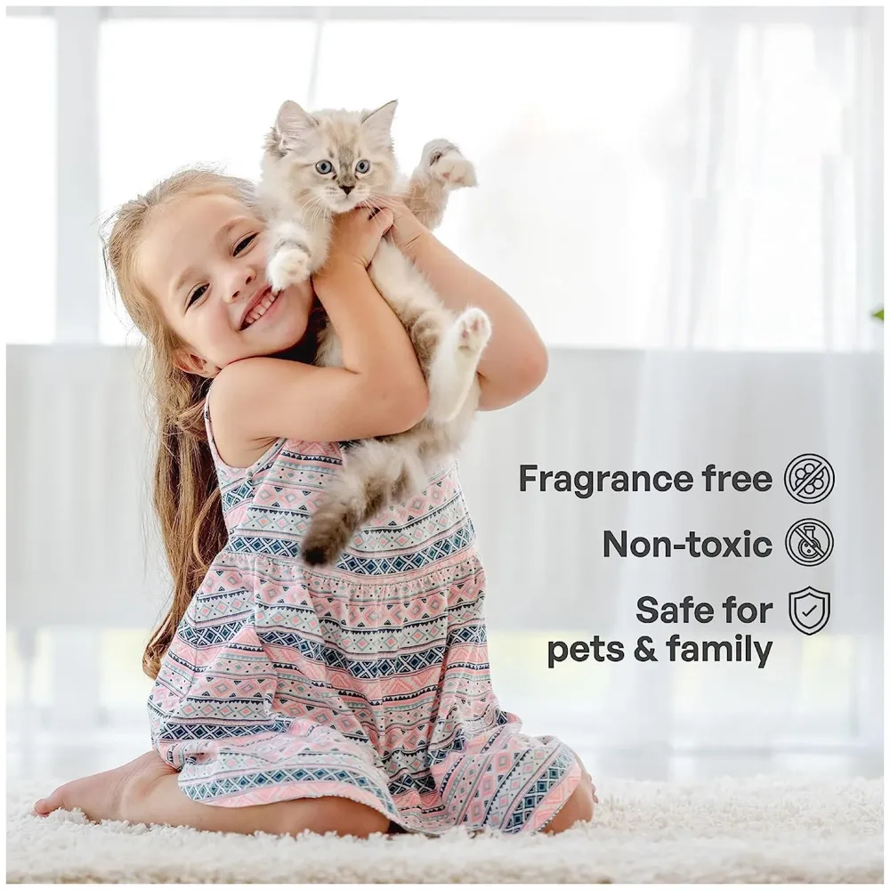 Rose Cat Litter Deodorizer Litter Box Odour Eliminator | Rose Fragrance Cat Litter Deodorizer | Replaces Cat Odours and Smells to Keep Your Home Fresh and Clean