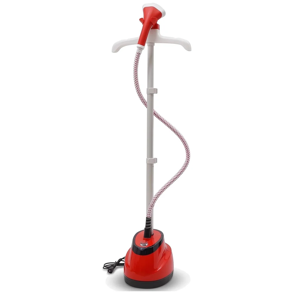 2200W Standing Garment Steamer 10 Modes Steam Iron Portable Red