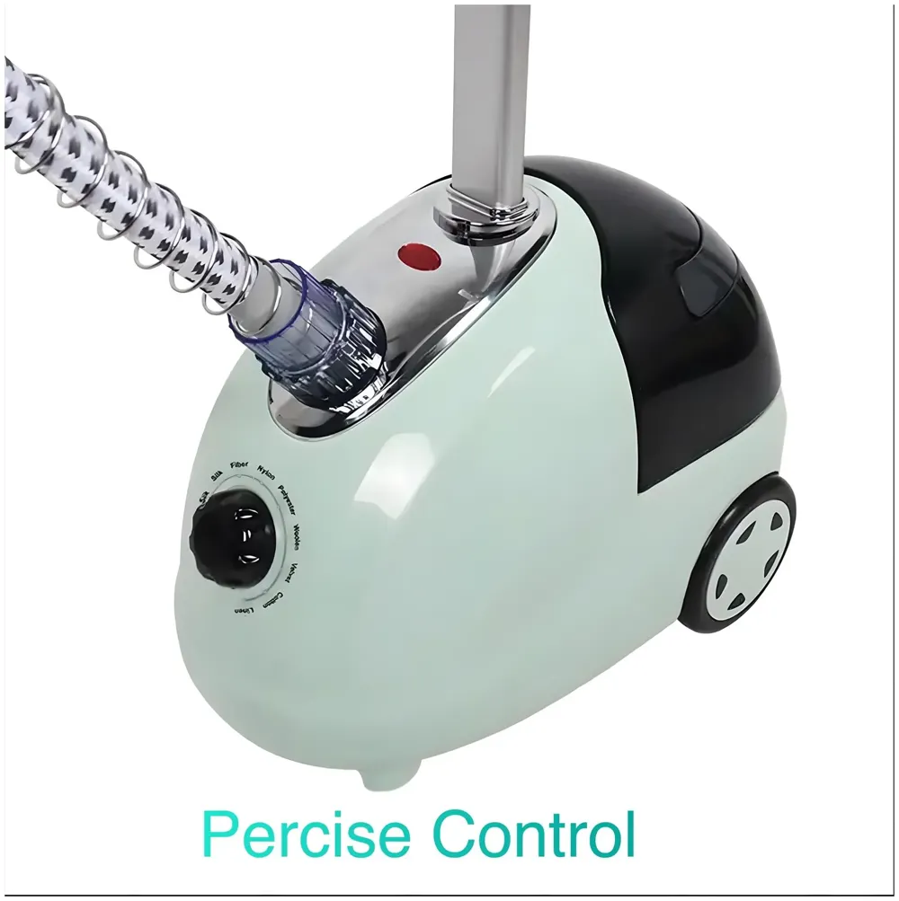 Standing Garment Steamer 2000 Watts Advanced Steamer For Wrinkle-Free Clothes - Fast Heat-Up, Portable, And Efficient For Home And Professional Steam Iron Wheels For All Types Of Clothes