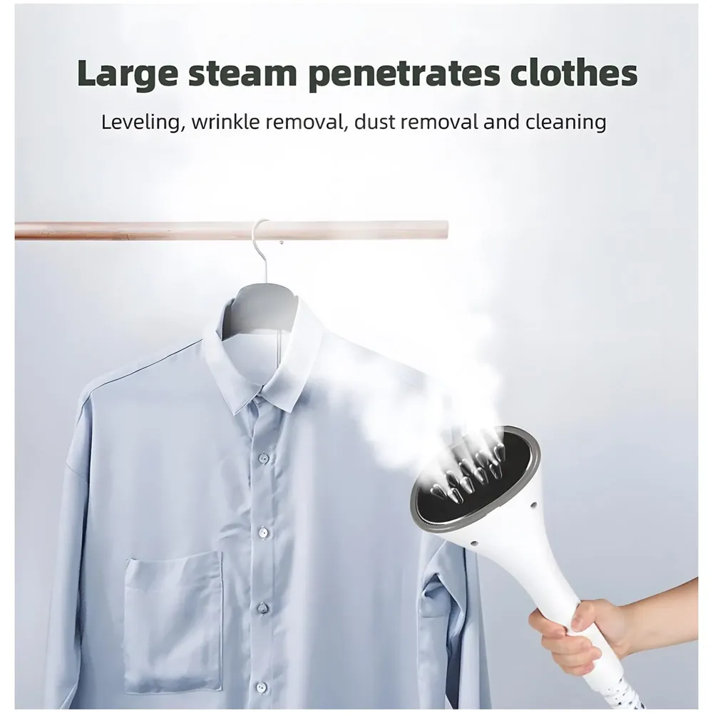 Standing Garment Steamer 2000 Watts Advanced Steamer For Wrinkle-Free Clothes - Fast Heat-Up, Portable, And Efficient For Home And Professional Steam Iron Wheels For All Types Of Clothes