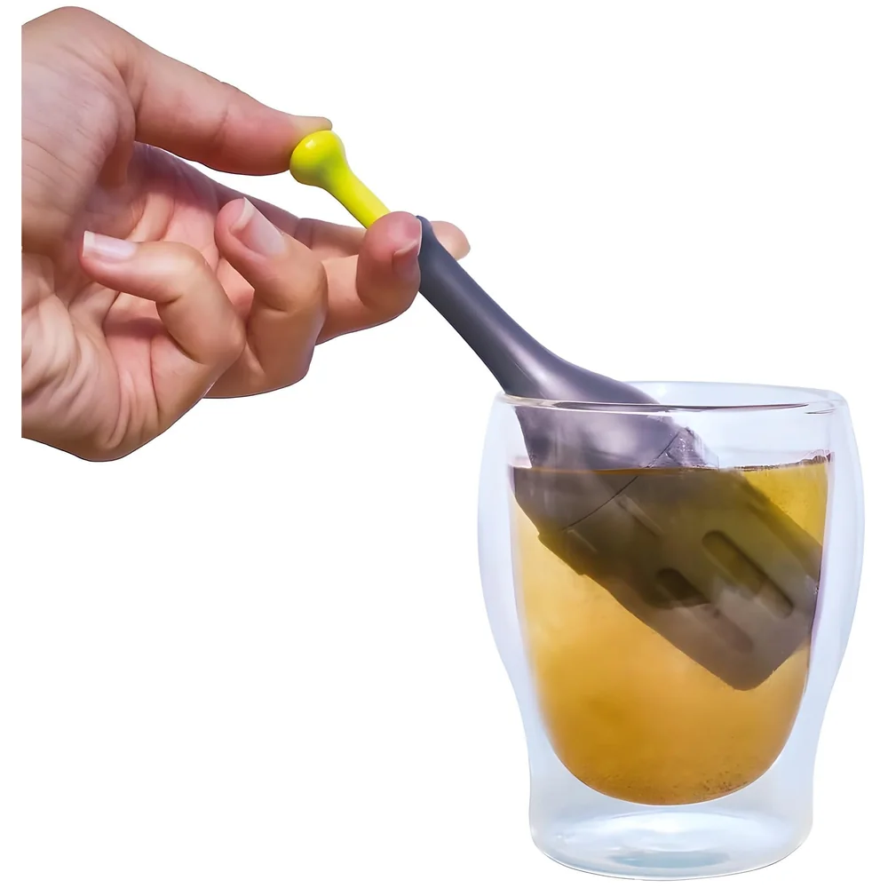 Tea Infuser Coffee Plunger Built in Strainer Reusable Mug Press