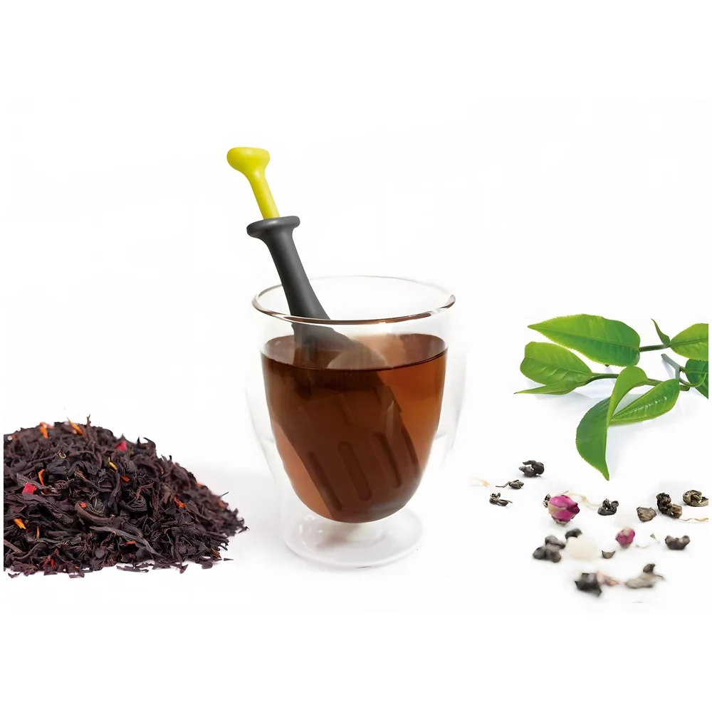 Tea Infuser Coffee Plunger Built in Strainer Reusable Mug Press
