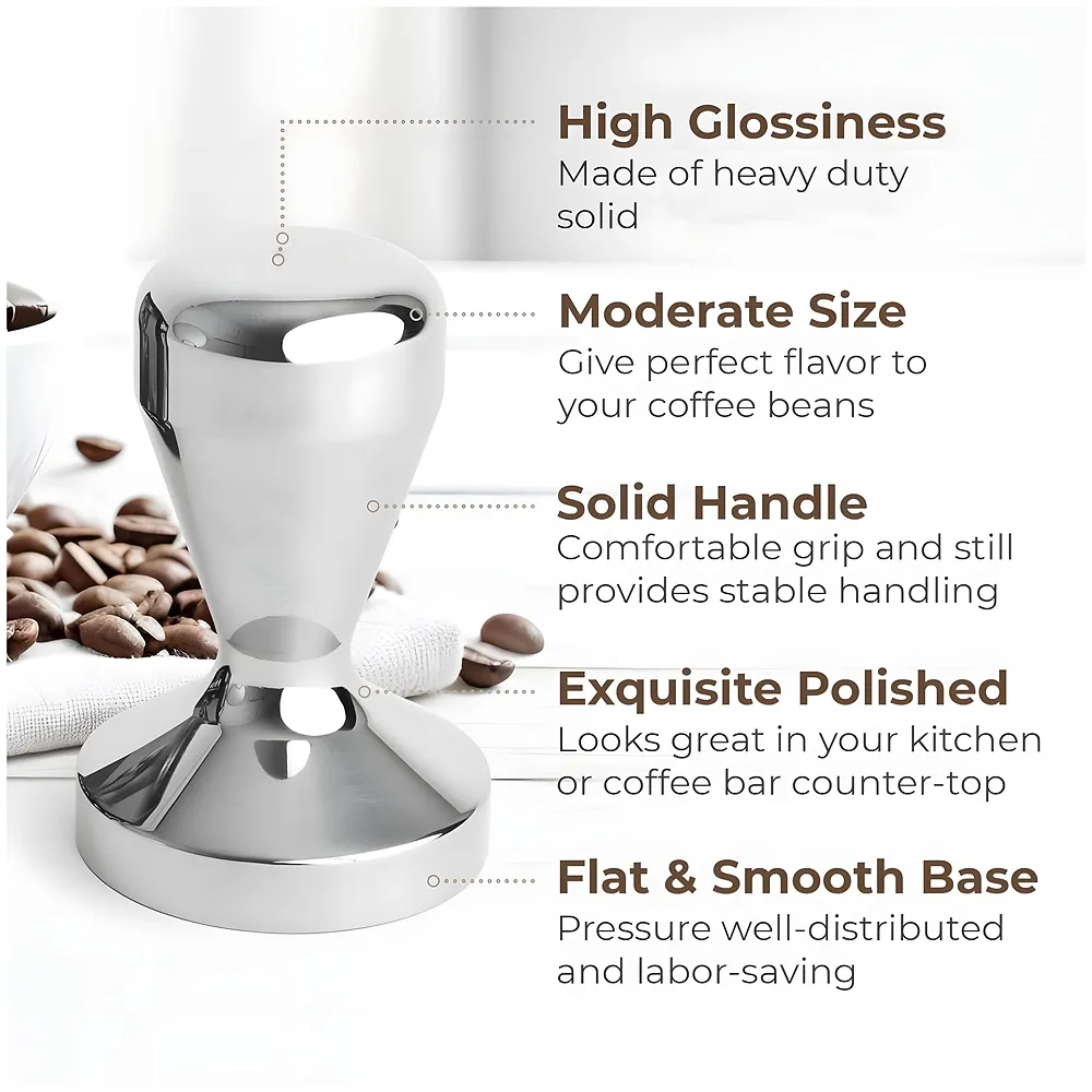 Coffee Tamper 58 mm Espresso Bean Press Crema 58 x 80 mm Barista
