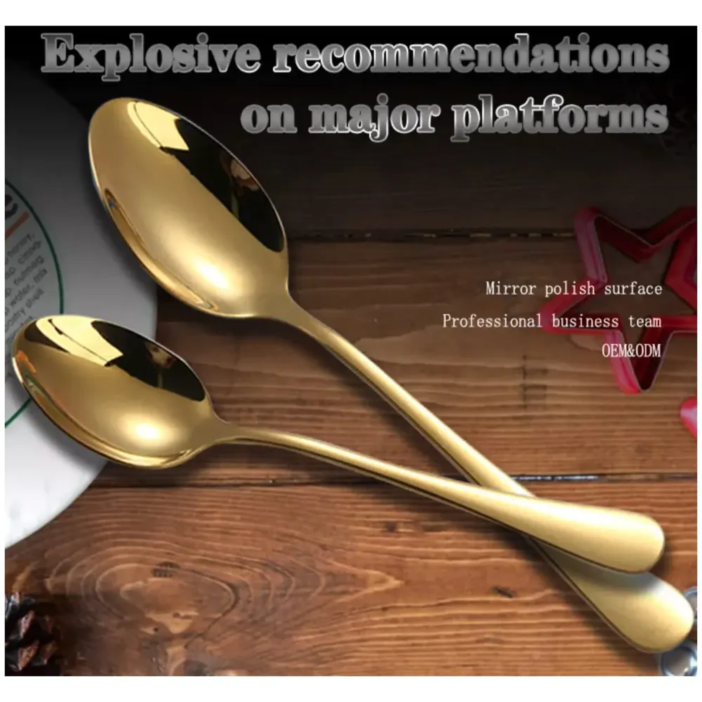 Cutlery Set, Modern Pieces Gold Stainless Steel Flatware for Daily Use, Party, Restaurants (24 Pc)