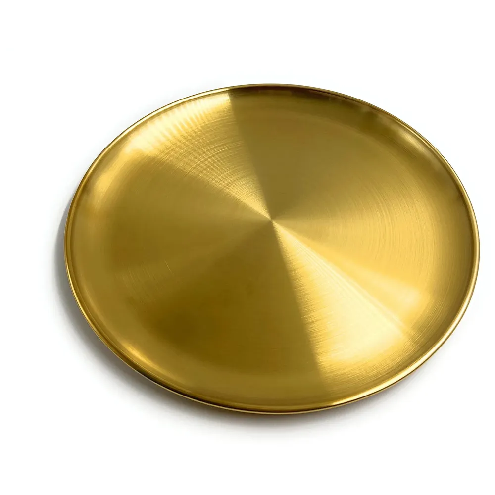 Gold Dinner Set Cutlery Gold Plate Gold Bowls and Glass Complete Golden Meal Combo Steel