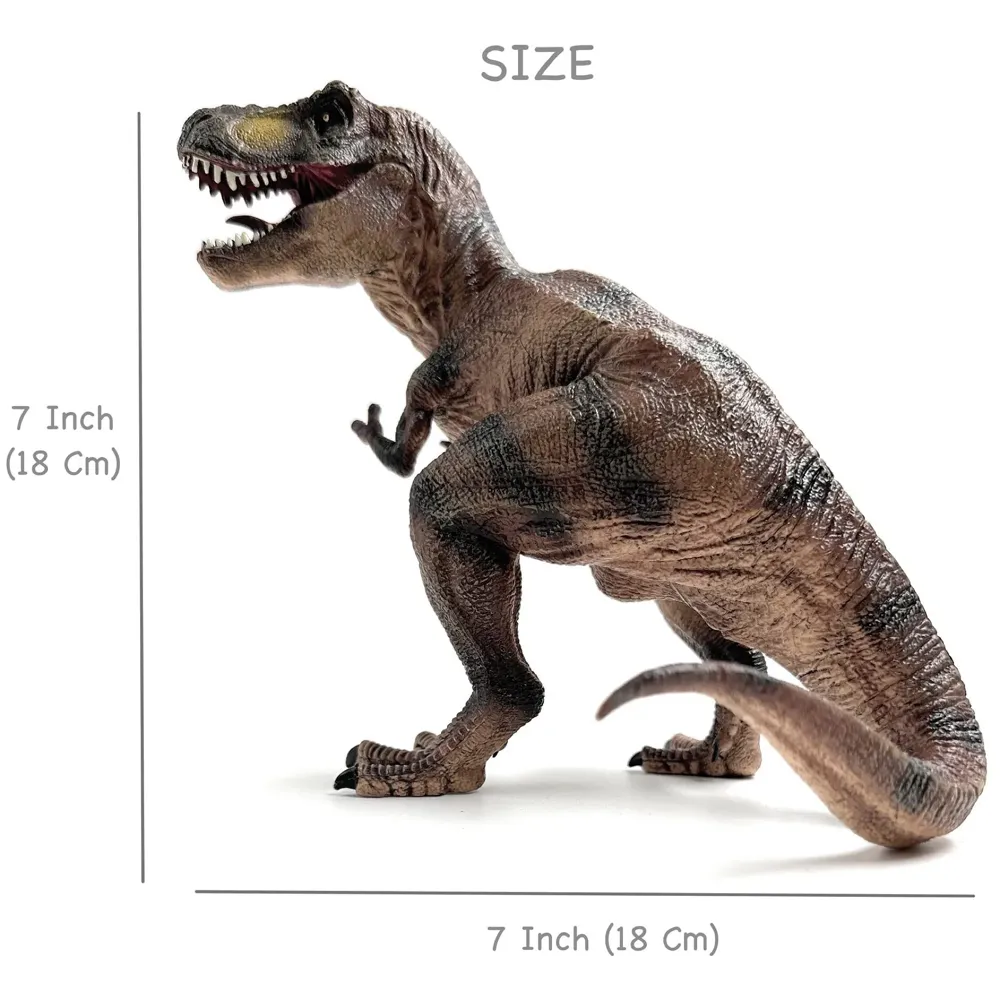 Dinosaur Toy Dinosaur Action Figure Kids Large Toys Realistic Model Large Size – 18 X 18 Cm - T-Rex Sitting