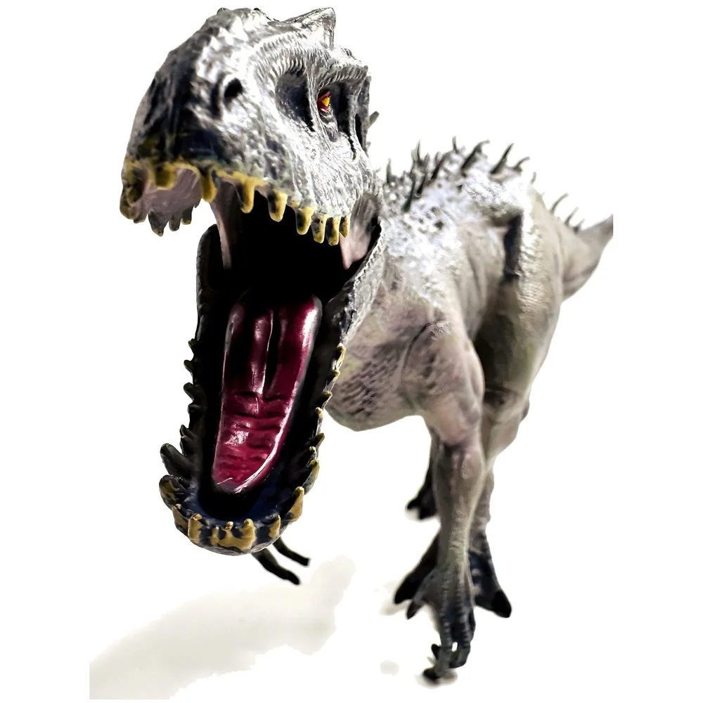 Dinosaur Toy Dinosaur Action Figure Kids Toys Realistic Large Model Size – 38 X 20 Cm - Grey T-Rex