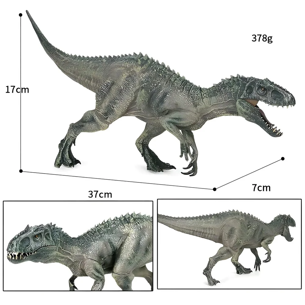 Brown T-Rex Dinosaur Action Figure 38 x 20 cm Realistic Kids Toy