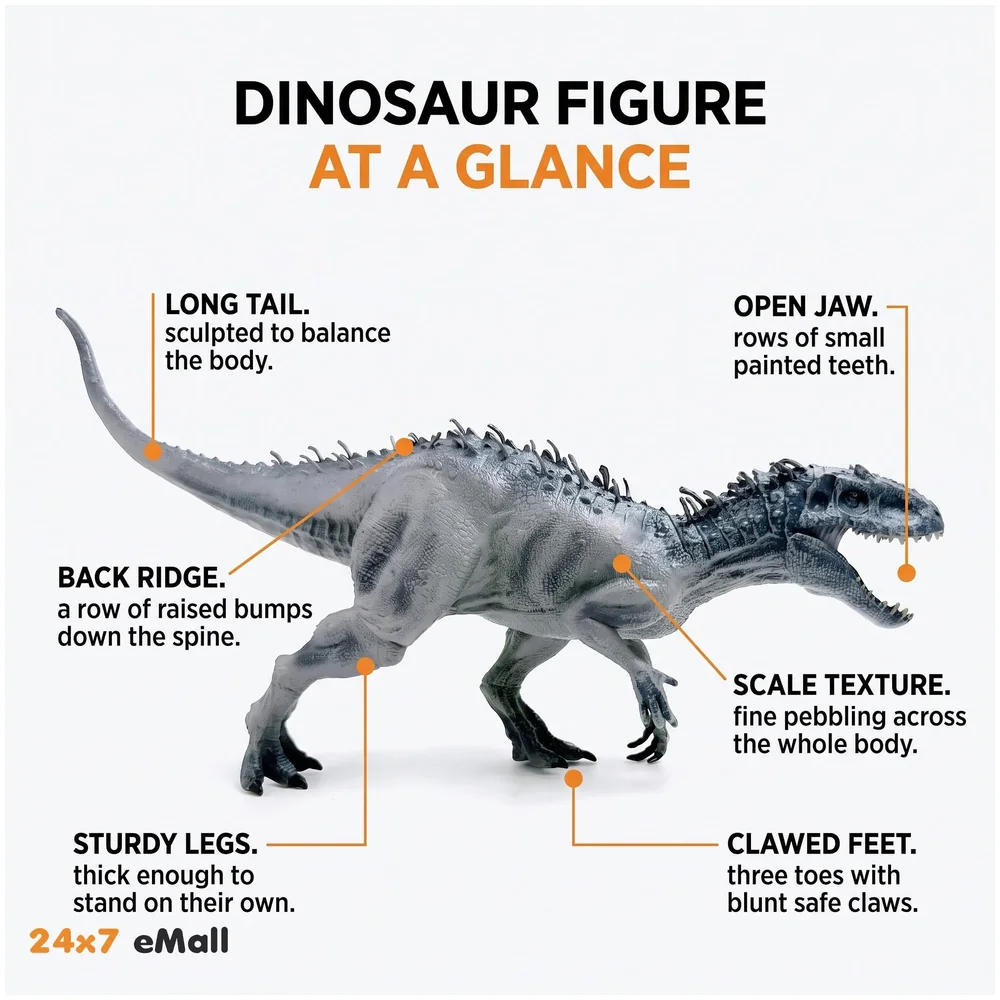T-Rex Dinosaur Action Figure 38 x 20 cm Realistic Kids Toy