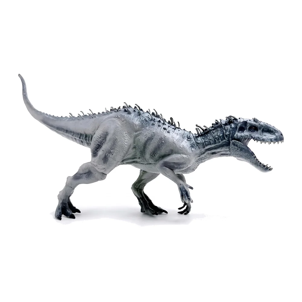 Dinosaur Action Figure Grey T-Rex 38 x 20 cm Large Realistic Toy