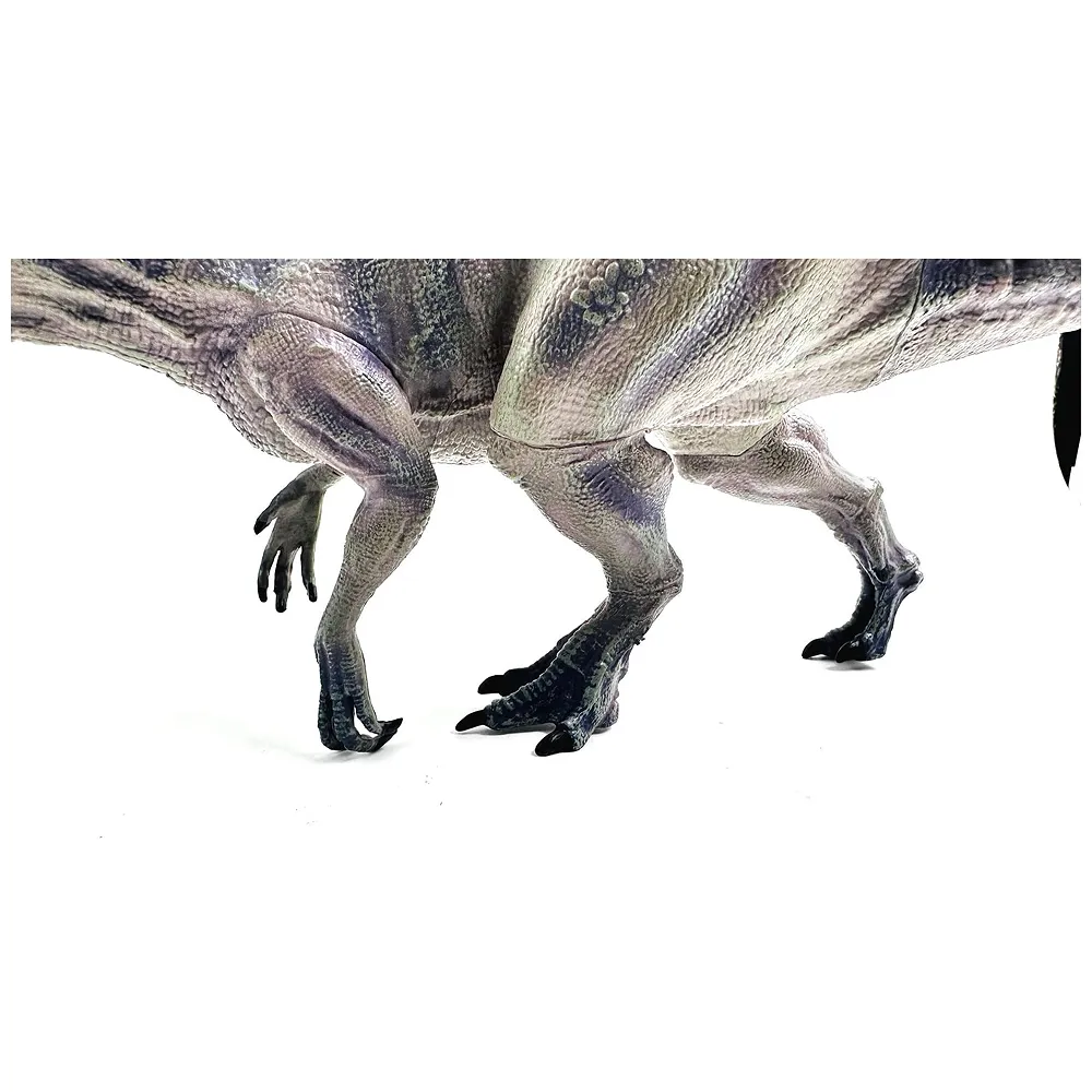 Dinosaur Action Figure Grey T-Rex 38 x 20 cm Large Realistic Toy