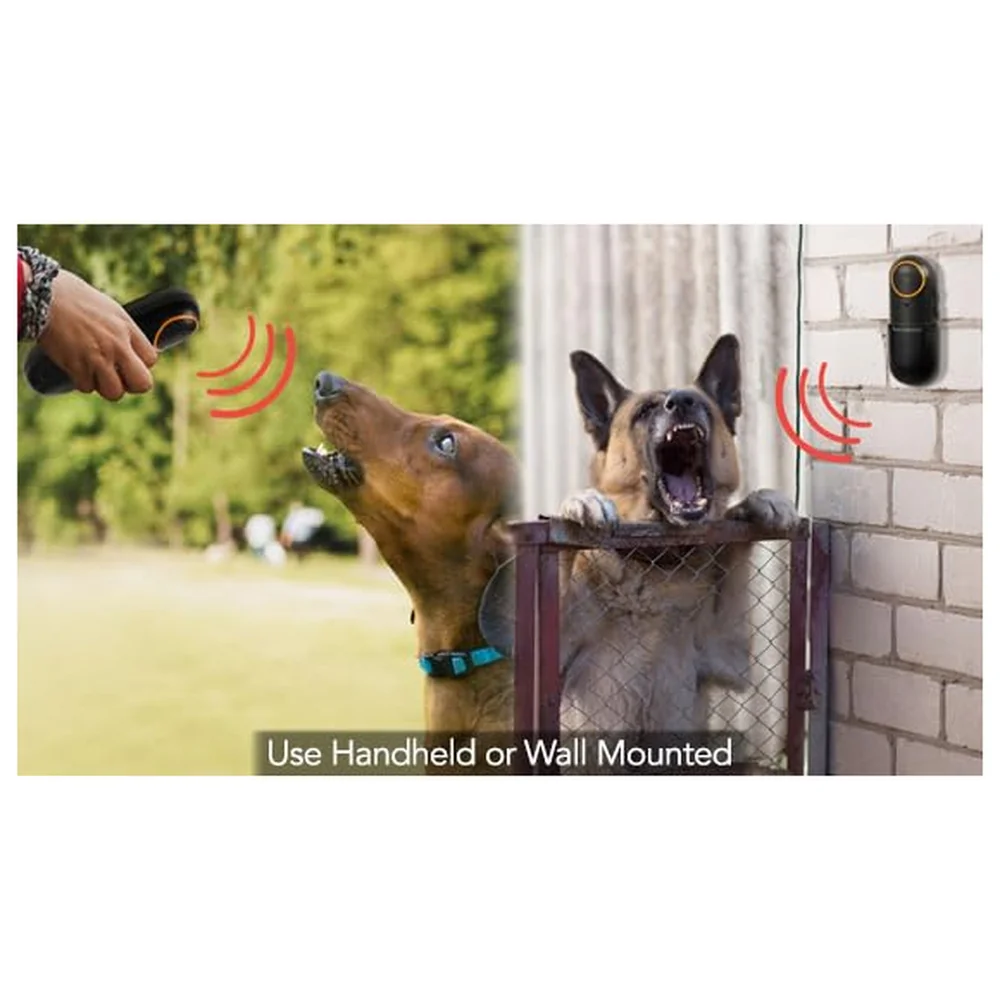 Ultrasonic Bark Stopper for Dogs 16 ft Range 2 Settings No Shock