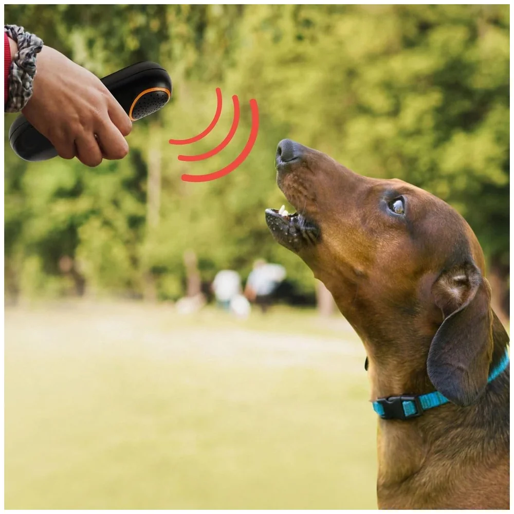Ultrasonic Bark Stopper for Dogs 16 ft Range 2 Settings No Shock